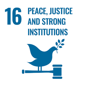 16 Peace, justice and strong institutions