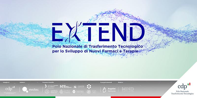 CDP Venture Capital Sgr annuncia la nascita di Extend: oltre 55 milioni di investimenti per il Polo Nazionale di Trasferimento Tecnologico dedicato allo sviluppo di nuovi farmaci e terapie innovative e per la nascita di nuovi fondi di VC specializzati