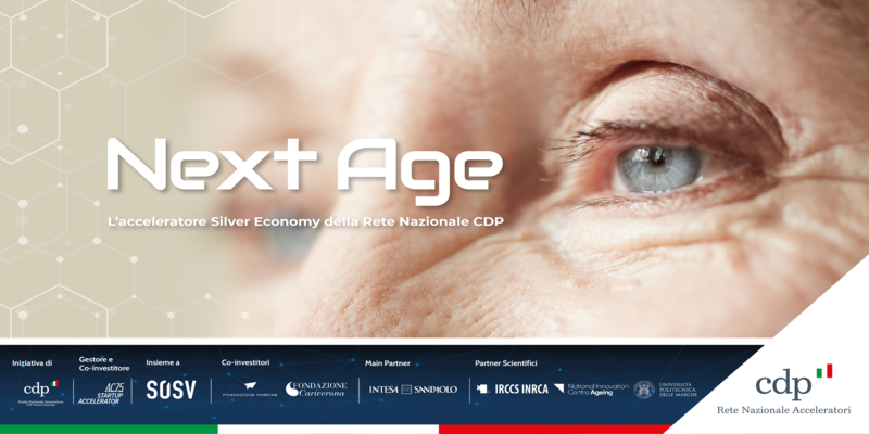 CDP Venture Capital lancia Next Age: 5,46 milioni di investimenti per il primo acceleratore in Europa dedicato alla crescita di startup operative nella Silver Economy