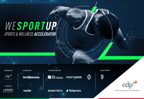 Nasce WeSportUP, il primo programma di accelerazione di startup e PMI innovative negli ambiti sport e salute